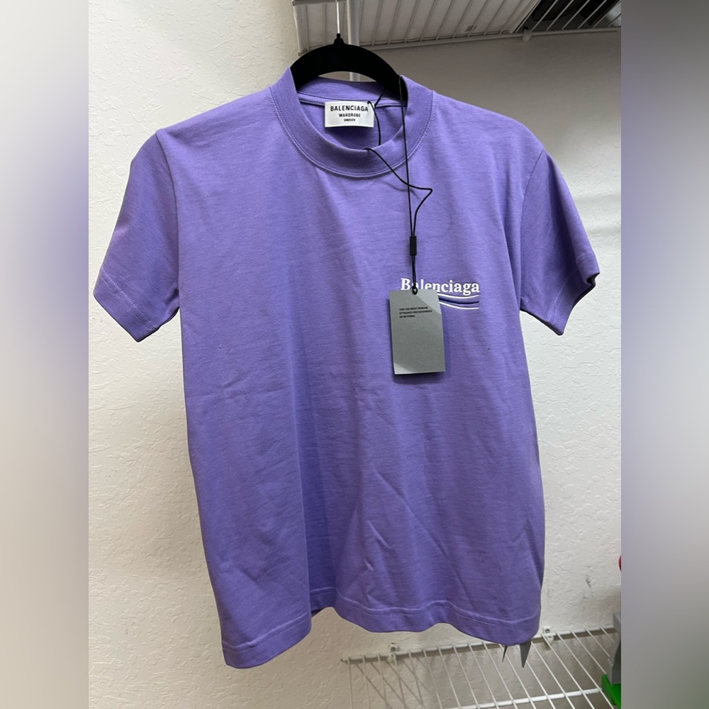 Balenciaga purple T-shirt